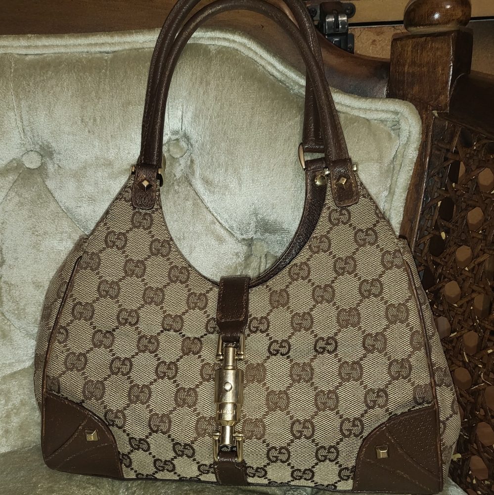 (SOLD)Authentic Vintage Gucci Tom ford jackie shoulder bag - Picture 1 of 12